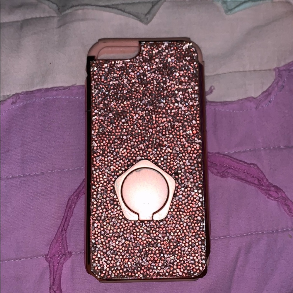 Rock pink phone case and it’s damaging